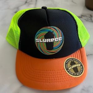 𝅺SLURPEE NWT trucker hat with hologram limited edition